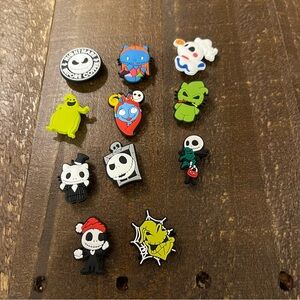 11‎ Piece Nightmare Before Christmas Crocs Charms Set